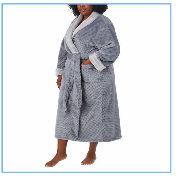 Carole Hochman ladies soft plush long warm Robe - Picture 10 of 12